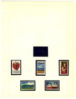 United States stamp pages, 1932-1968 and undated
