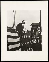 President Theodore Roosevelt speaking in Brattleboro, Vermont on September 1, 1902