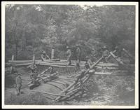 20th Engineers (Foresters) constructing a bridge