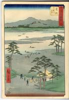 Mitsuke: Ferry in the Tenryu River/ 見附天龍川船渡し (Mitsuke, Tenryugawa funewatashi)