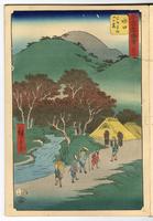 Minakuchi: Famous Pine trees at the Foot of Mount Hiramatsu/ 水口名松平松山の麓 (Minakuchi, meisho Hiramatsu yama no fumoto)