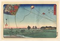 Fukuroi: Famous Kites of Totomi Province/ 袋井名物遠州だこ (Fukuroi, meibutsu Enshu-dako)