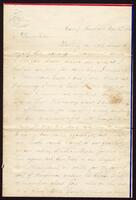 Letter from John E. Gillespie to His Father from Camp Pierpont, Langley, Virginia, October 14, 1861