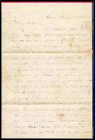 Letter from John E. Gillespie to His Mother from Camp Pierpont, Langley, Virginia, October 25, 1861