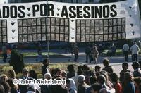 Argentines Protest Against The Dirty War In The Plaza de Mayo