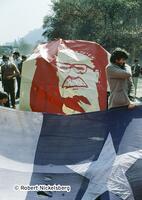 Anti-Pinochet Rally In Santiago, Chile
