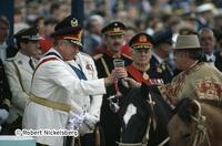 General Augusto Pinochet Attends Independence Day Parade