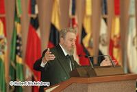 Fidel Castro Speaks To The Ibero-American Summit In Havana, Cuba