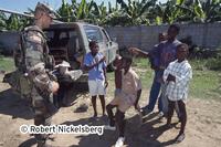 U.S. Army Soldiers Monitor Health Clinics In Haiti