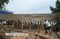 Boat Construction In Port De Paix, Haiti