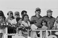 Leaders Of The Sandinista National Liberation Front (FSLN) Oversee A Parade 