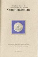 102nd Commencement Program, American University, Winter 1996