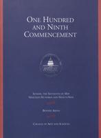 109th Commencement Program, College of Arts and Sciences, Spring 1999