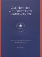 114th Commencement Program, American University, Winter 2002
