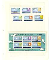 Anguilla stamp pages, 1979-1980