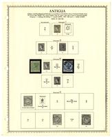 Antigua stamp issues album, 1862-1974
