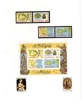 Antigua stamp pages, 1975-1988