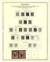 Bahamas stamp issues album, 1859-1974