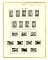 Barbuda stamp issues album, 1968-1974