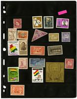 Bolivia stamp pages, 1916-2003