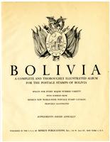 Bolivia stamp issues album, 1863-1962