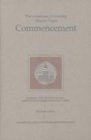 93rd Commencement Program, Kogod School of Business, Spring 1991