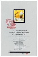 25th Anniversary of Pope John Paul II's first visit to Mexico