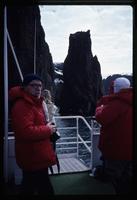 Jack Child aboard ship at Neptune's Bellows at Deception Island