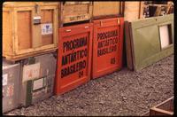 Brazilian Antarctic program crates