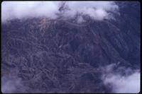 Close view of mountain range