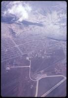 Aerial view of city grid of El Alto
