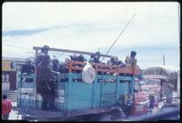 View of crowded truck on Altiplano