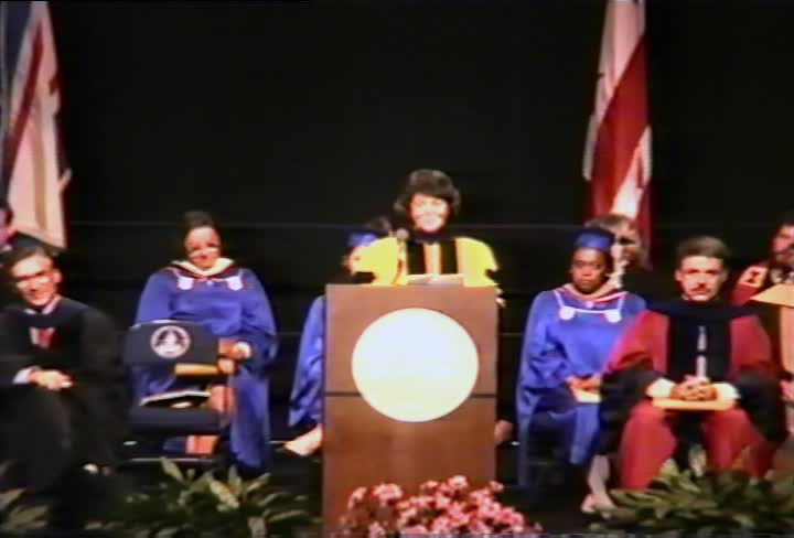Susan Hammond Commencement Address, 91st Commencement, Kogod School of Business and School of Public Affairs, Spring 1990