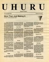 UHURU, Orientation Issue, Fall 1994