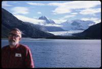 Alemania Glacier with Jack Child in foreground