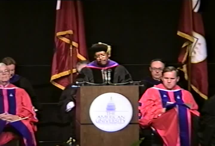John Edward Jacob Commencement Address, 96th Commencement, American University, Winter 1993