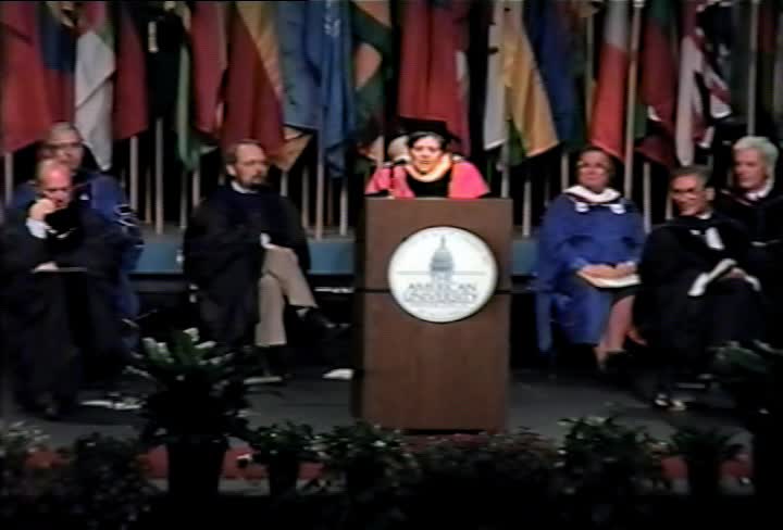 Alice Rivlin Commencement Address, 97th Commencement, Kogod School of Business and School of Public Affairs, Spring 1993