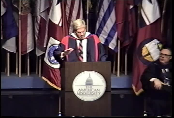 James H. Billington Commencement Address, 100th Commencement, American University, Winter 1995