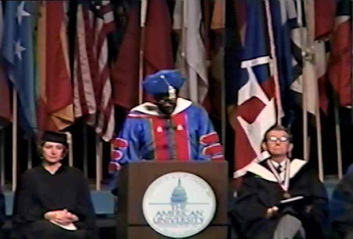Sam Gilliam Commencement Address, 103rd Commencement, College of Arts and Sciences, Spring 1996