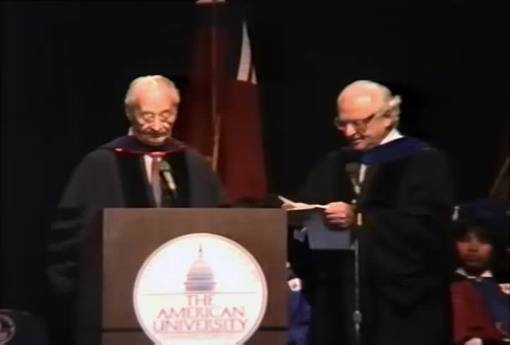 Alexander Dubcek Commencement Address, 91st Commencement, College of Arts and Sciences and School of International Service, Spring 1990