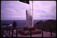 Cape Horn monument with Jack Child in background