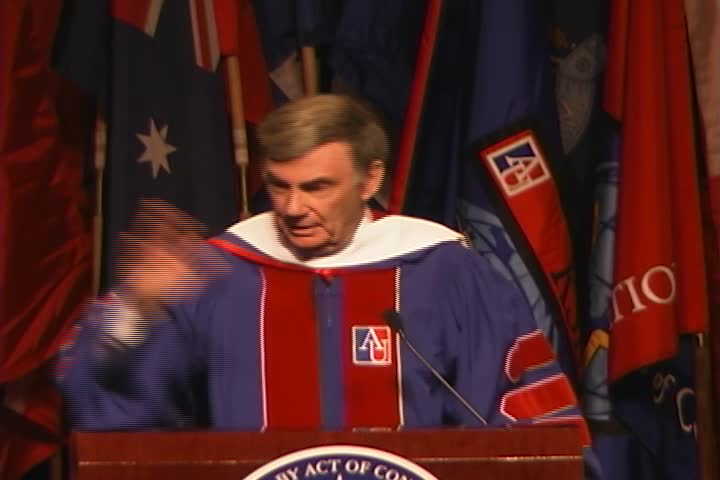 Sam Donaldson Commencement Address, 116th Commencement, American University, Winter 2003