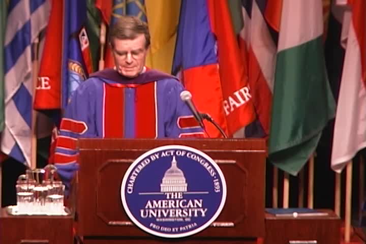 Theodore C. Sorenson Commencement Address, 117th Commencement, School of Public Affairs and School of International Service, Spring 2003