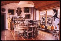 Dining room inside Casa de Isla Negra