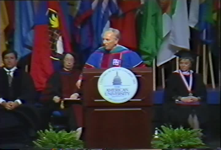 Shimon Peres Commencement Address, 107th Commencement, College of Arts and Sciences, Spring 1998