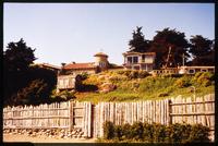 View of Casa de Isla Negra from beach