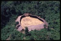 Aerial view of a Yanomami shabono dwelling, Venezuela