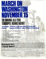March on Washington November 15, to bring all the troops home now!