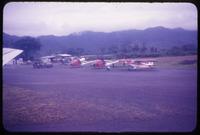 View of planes at Villavicencio airport