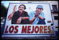 President Daniel Ortega and Vice President Sergio Ramírez "The Best" re-election billboard, Managua, Nicaragua